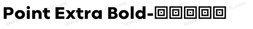 Point Extra Bold字体转换
